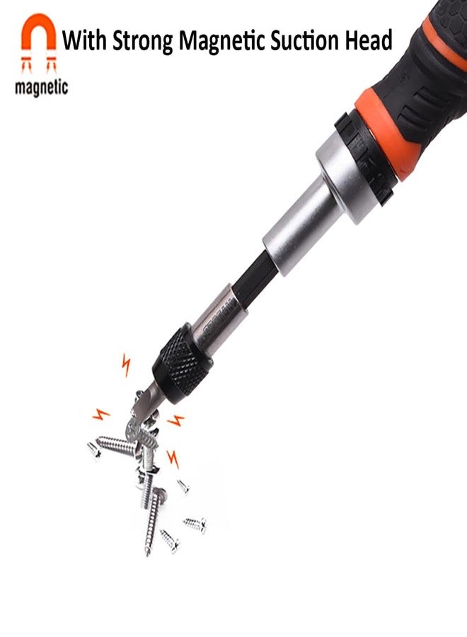 Harden 18Pcs 1/4" X 25mm Bits Set - Slotted, Phillips, Torx and Pozi Bits - Magnetic Head - 550818 - Image 5